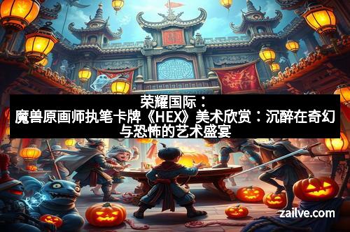 荣耀国际：魔兽原画师执笔卡牌《HEX》美术欣赏：沉醉在奇幻与恐怖的艺术盛宴